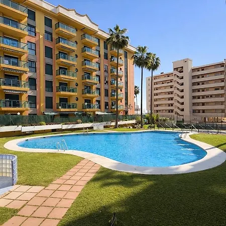 Bajo Junto A La Playa Con Jardin Privado Torremolinos